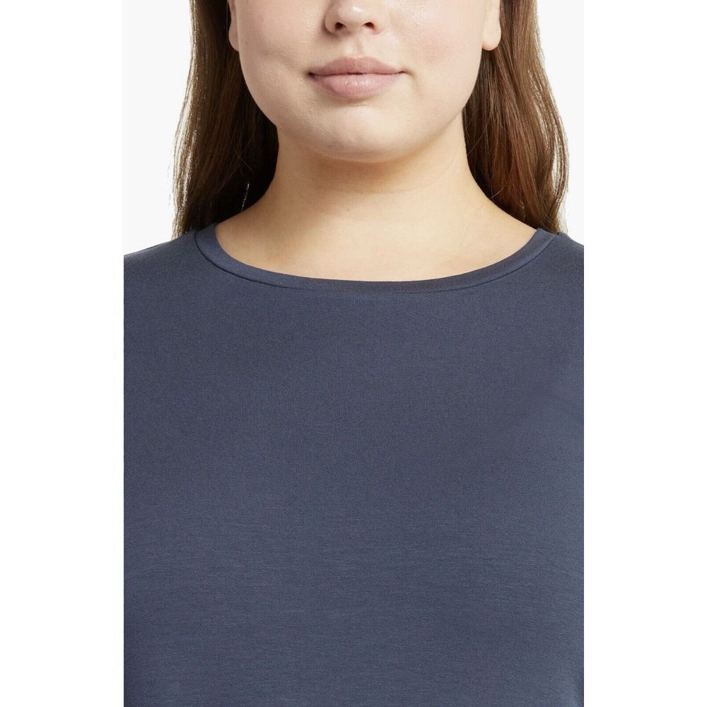 NEW Eileen Fisher Long Sleeve Jersey Shift Dress Crewneck Size‎ 3X - Picture 4 of 10